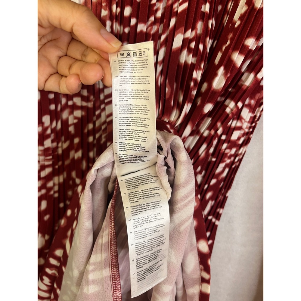 Maje Rocker Shift Dress Red White Sz 1 / US Sz S - Picture 9 of 11